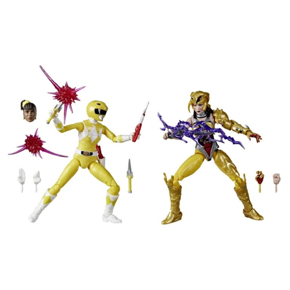 Power Rangers Lightning Collection Mighty Morphin Yellow Ranger vs Scorpina Set - Picture 6 of 9